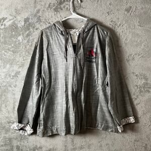 Disney Parks Rain Jacket Women's 1X Minnie Mouse Say Yes to Bows Full Zip Hooded